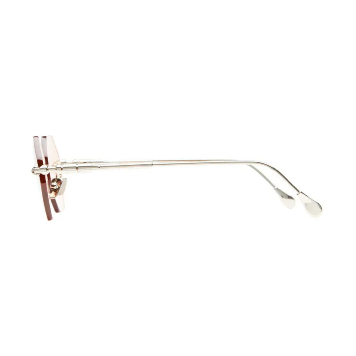 Makse H60 Unisex Hexagon Sunglasses Side View