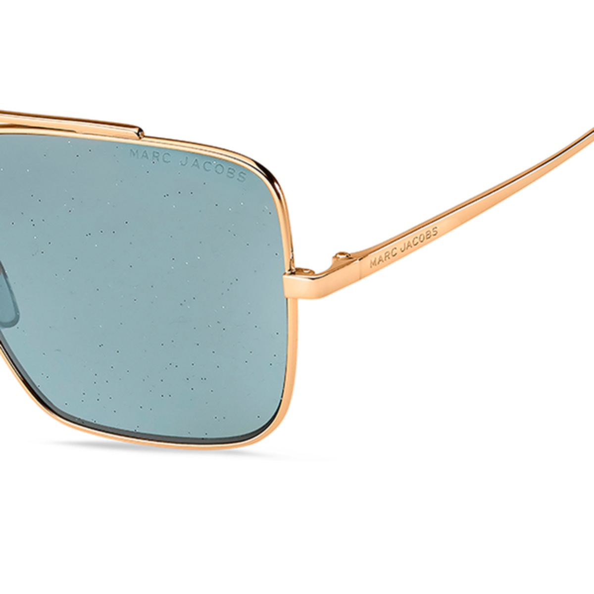 Marc Jacobs MARC 486/S women metal square full-rim sunglasses three-quarter view
