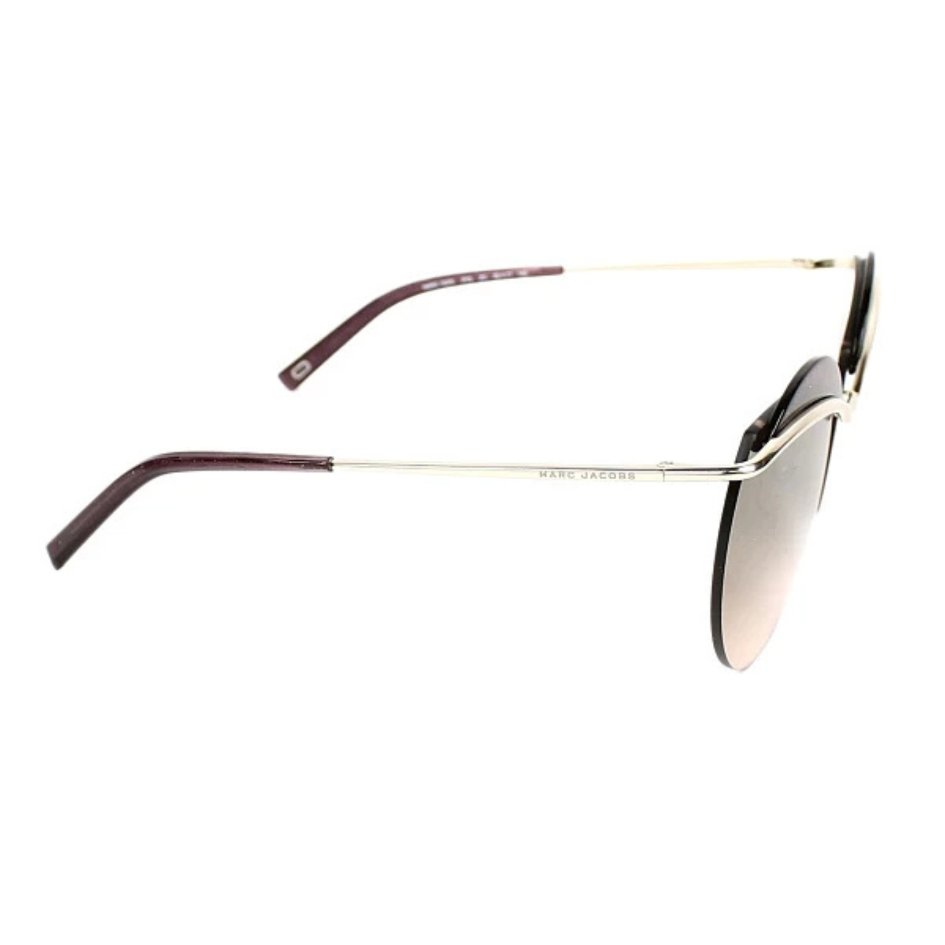Marc Jacobs MARC102/S women's round rimless metal sunglasses with elegant designer styling.