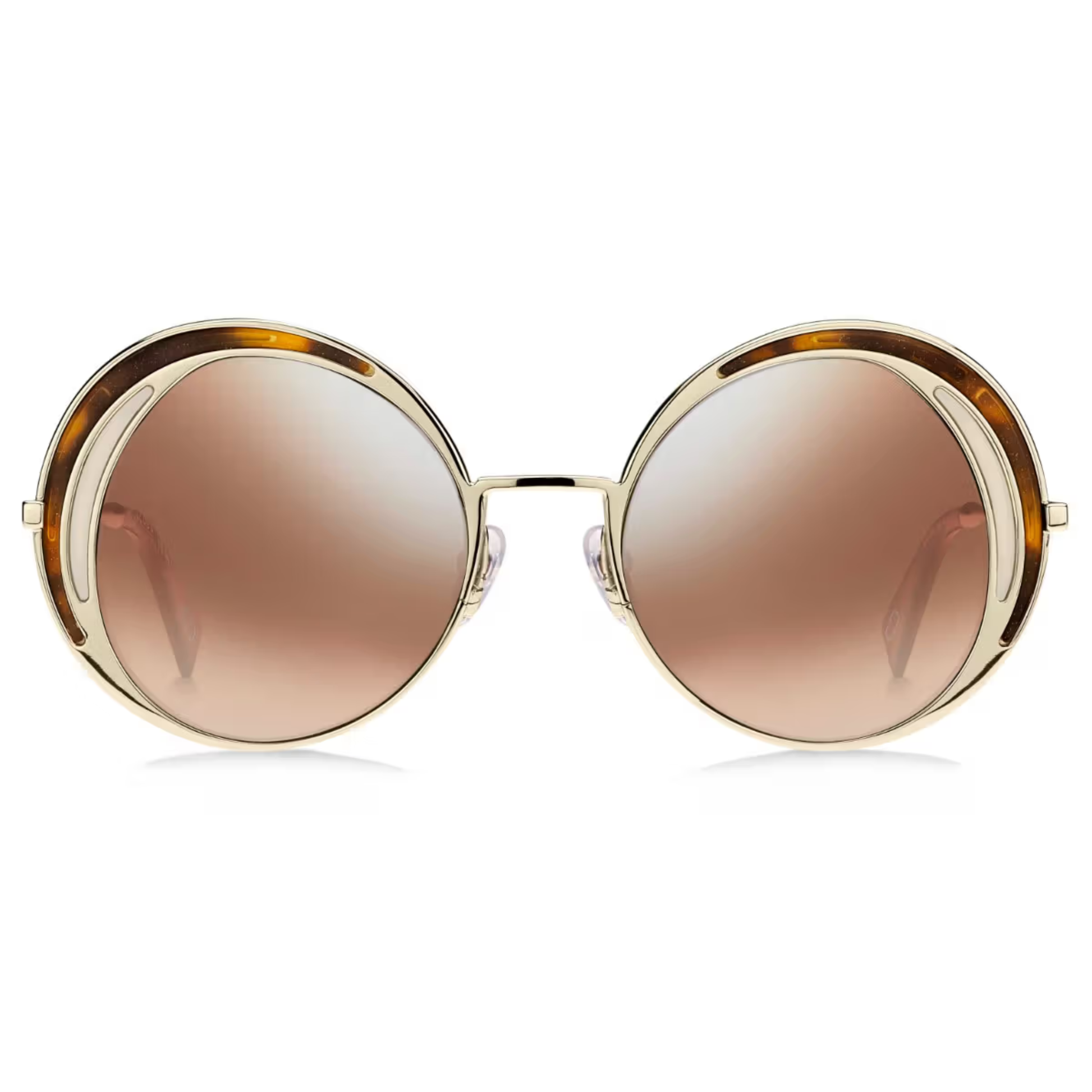 Marc Jacobs MARC266 women's round metal sunglasses featuring a sleek full-rim designer frame.