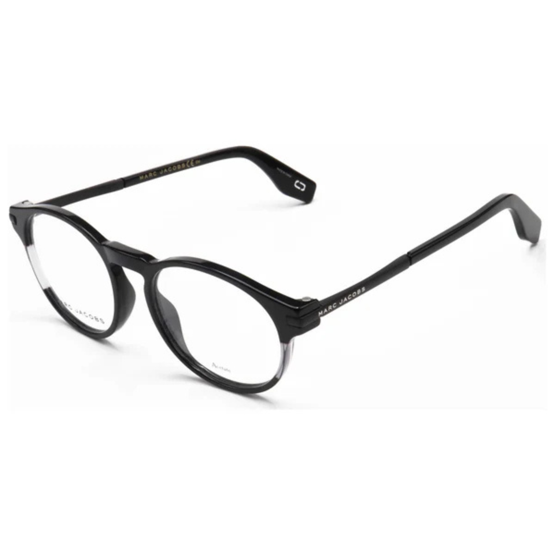 Marc Jacobs MARC296 unisex round acetate optical frame with a premium full-rim design.