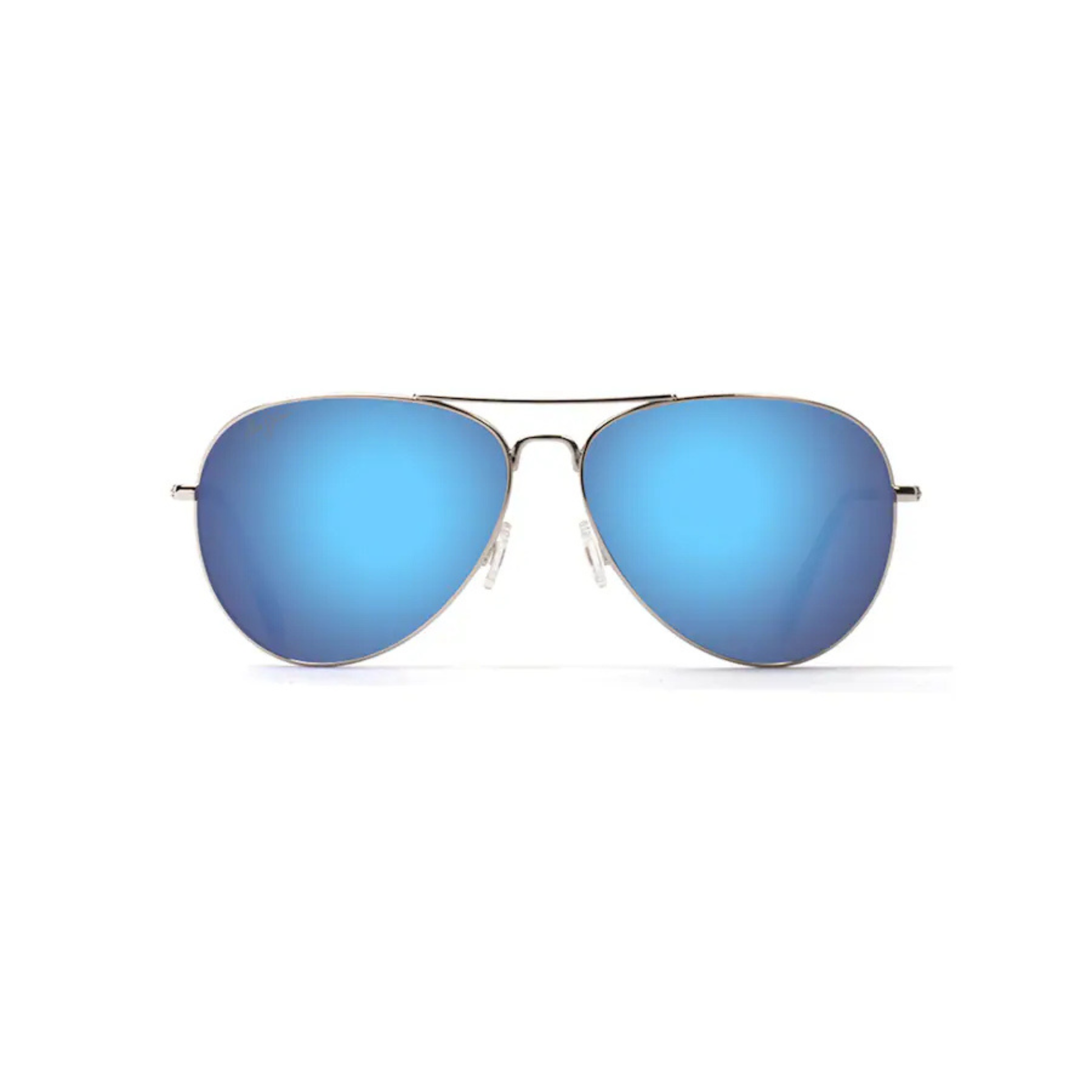 Maui Jim MJ0264S Mavericks unisex aviator sunglasses with premium lightweight metal frame and stylish design.