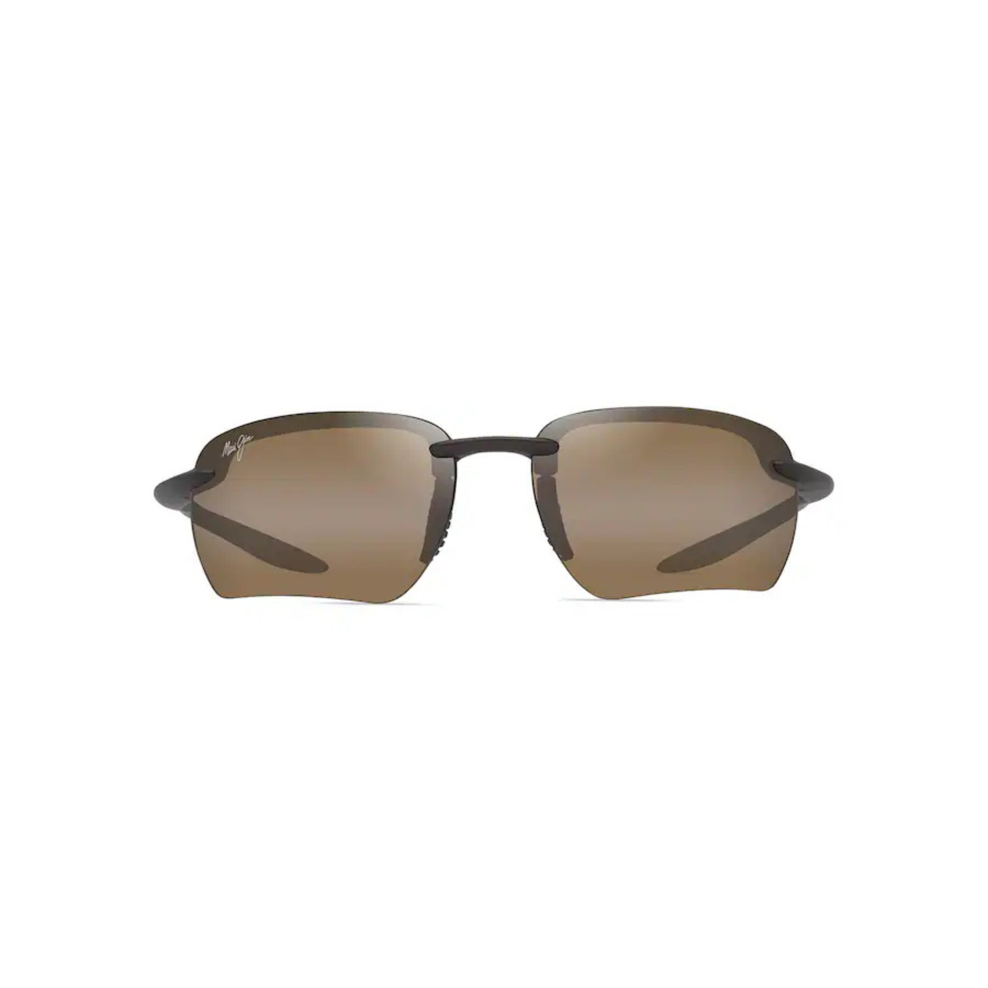 Maui Jim MJ0336S Ho'okipa Ultra G unisex rimless wraparound sunglasses with premium lightweight construction and UV protection.