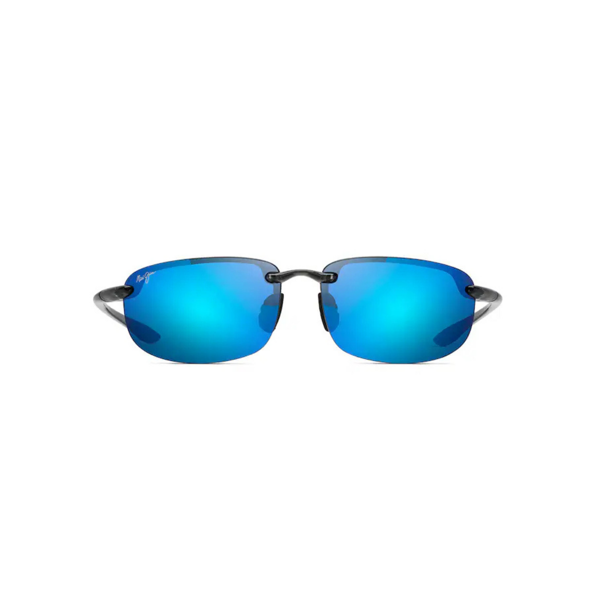 Maui Jim MJ0407S Ho'okipa men's wraparound sunglasses with lightweight frame and premium UV protection.