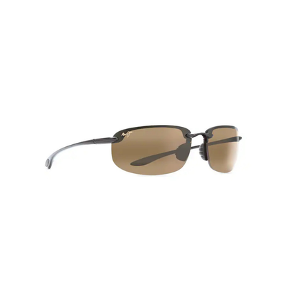 Maui Jim MJ0407S Ho'okipa men's wraparound sunglasses with lightweight frame and premium UV protection.