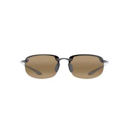 Maui Jim MJ0407S Ho'okipa men's wraparound sunglasses with lightweight frame and premium UV protection.