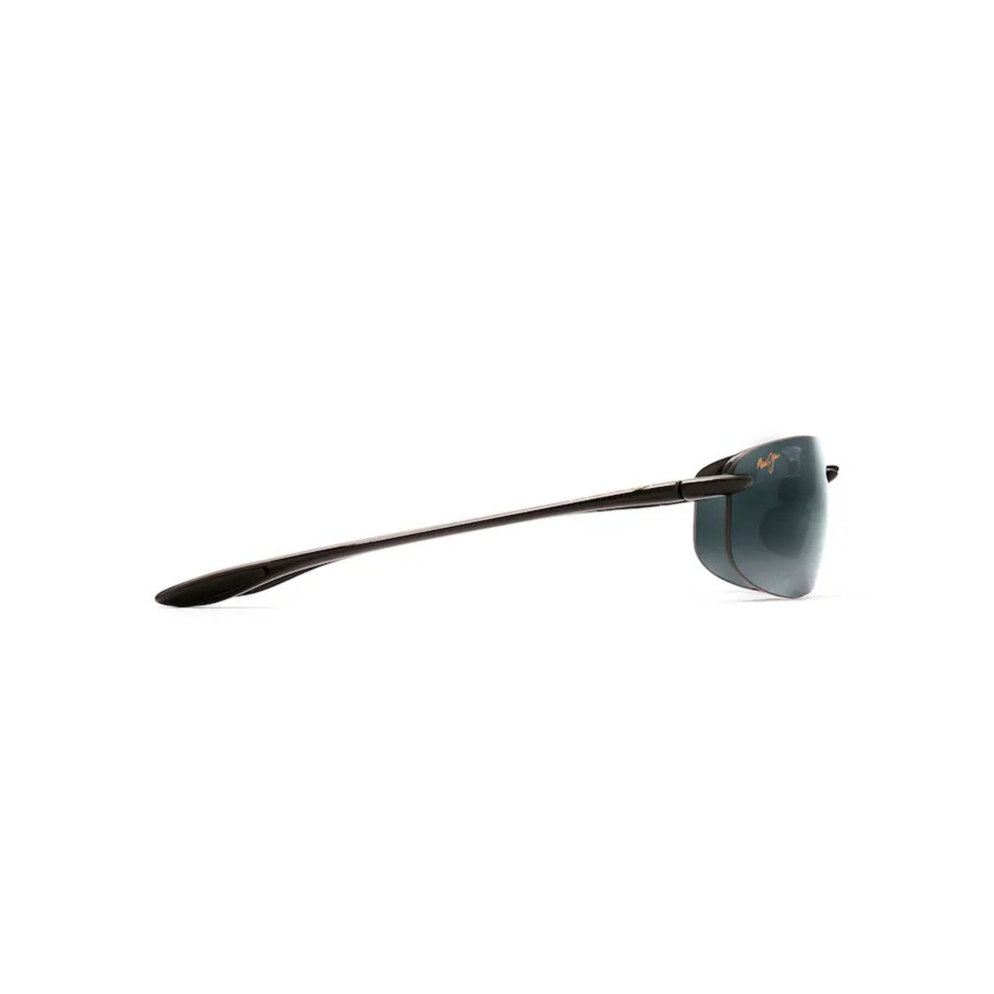 Maui Jim MJ0407S Ho'okipa Reader men's rimless wraparound sunglasses with lightweight sporty design and integrated reader lenses.