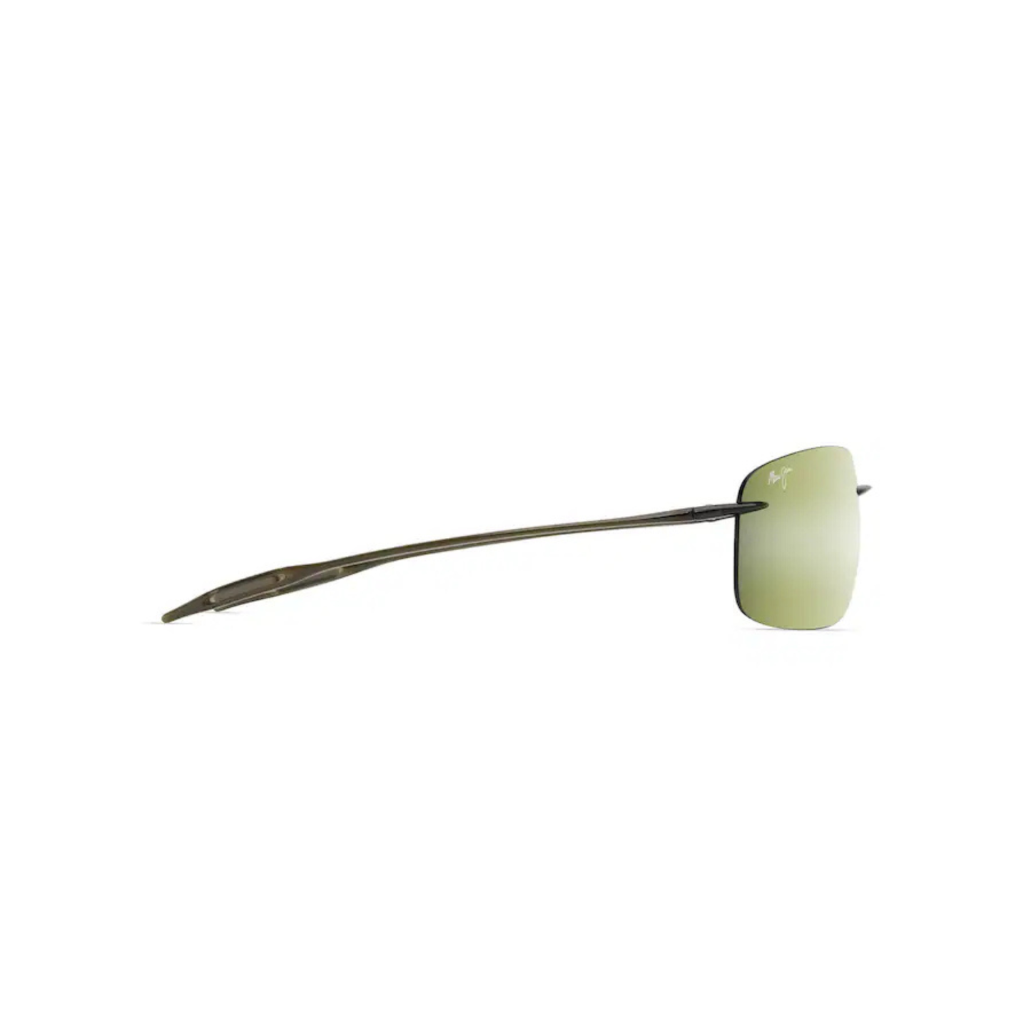 Maui Jim MJ0422S Breakwall men's rimless wraparound sunglasses with lightweight design and premium lenses.