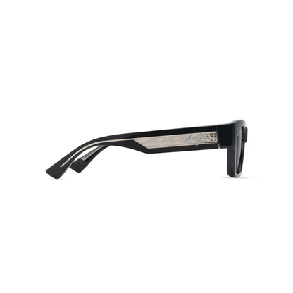 Maui Jim MJ0642S Kenui unisex square sunglasses with premium lightweight frame and contemporary luxury styling.