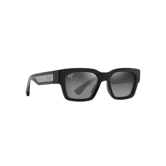 Maui Jim MJ0642S Kenui unisex square sunglasses with premium lightweight frame and contemporary luxury styling.