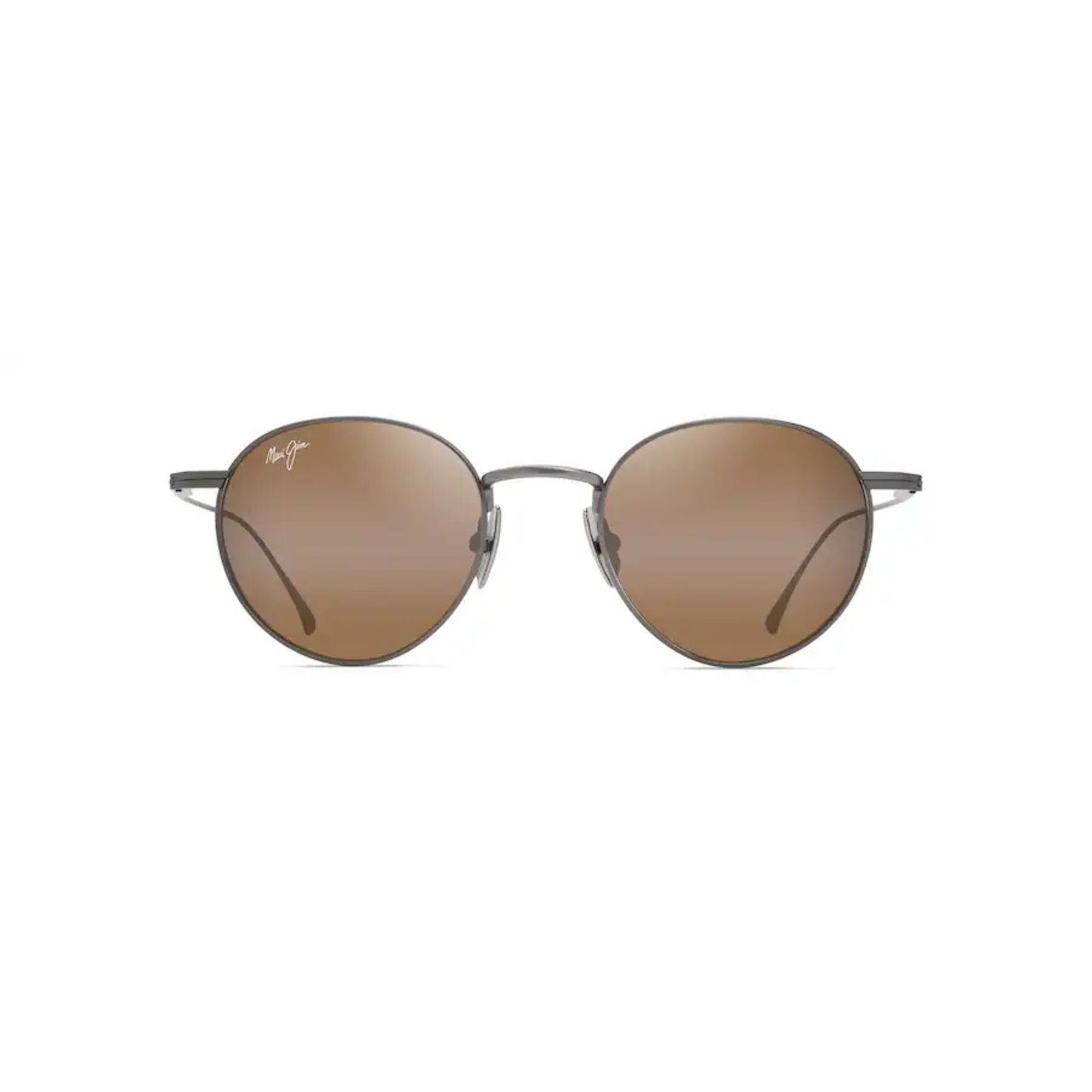 Maui Jim MJ0691S KA'APEHA unisex round sunglasses with lightweight premium frame and UV protective lenses.