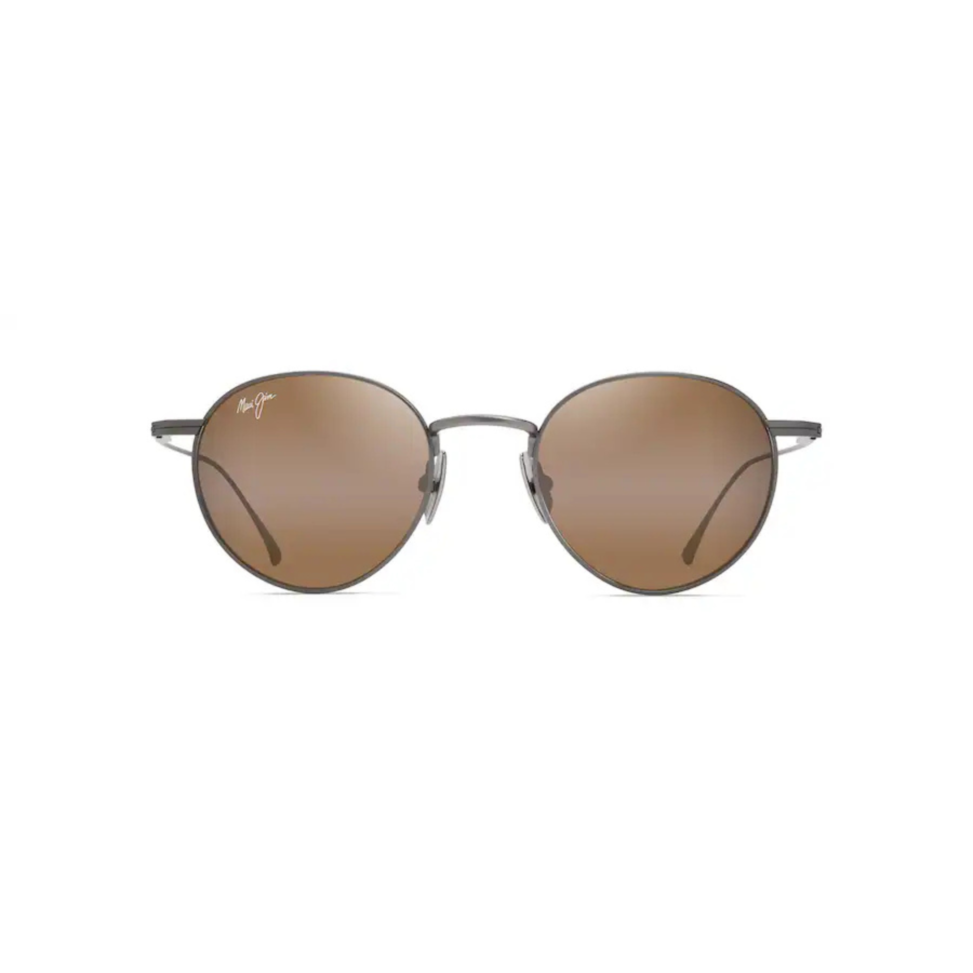 Maui Jim MJ0691S KA'APEHA unisex round sunglasses with lightweight premium frame and UV protective lenses.