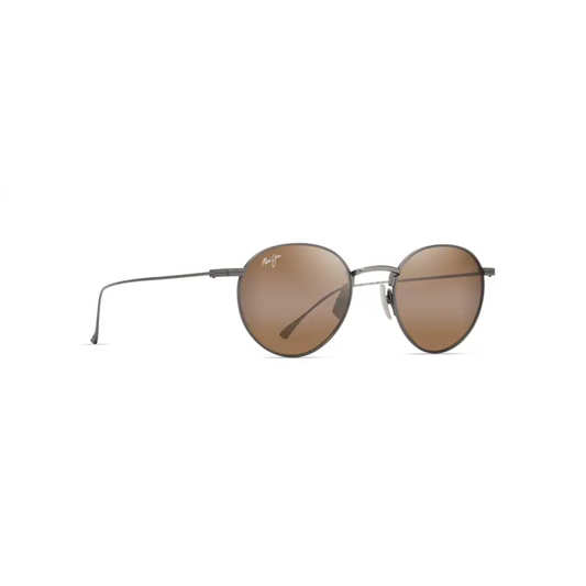 Maui Jim MJ0691S KA'APEHA unisex round sunglasses with lightweight premium frame and UV protective lenses.