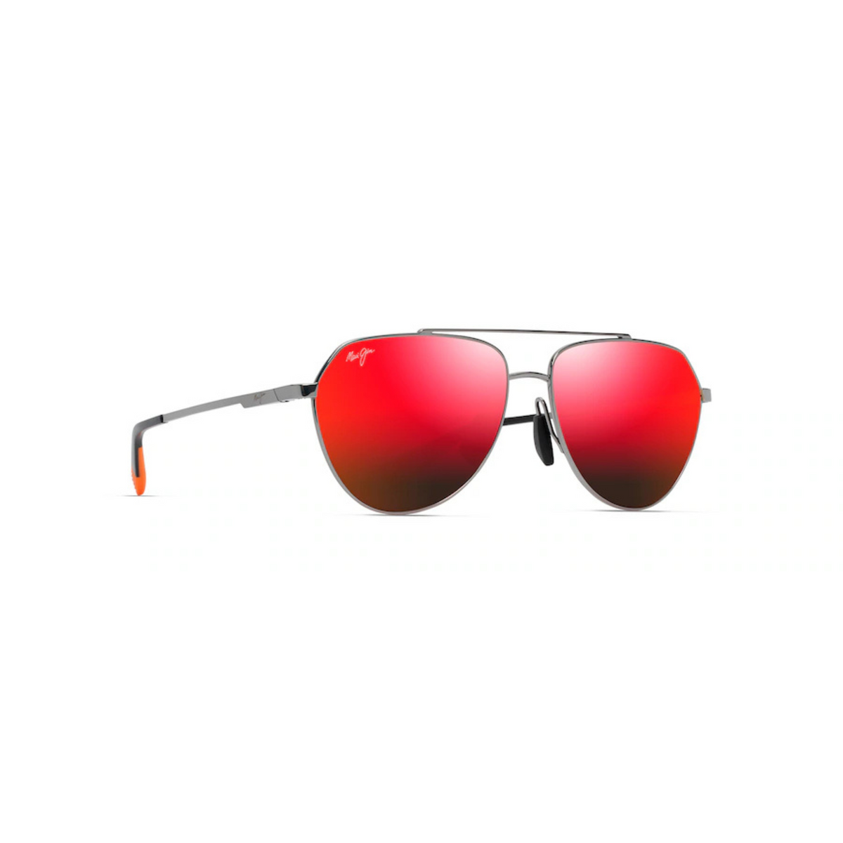 Maui Jim MJ634 Waiwai unisex aviator sunglasses with premium lightweight metal frame and contemporary styling.