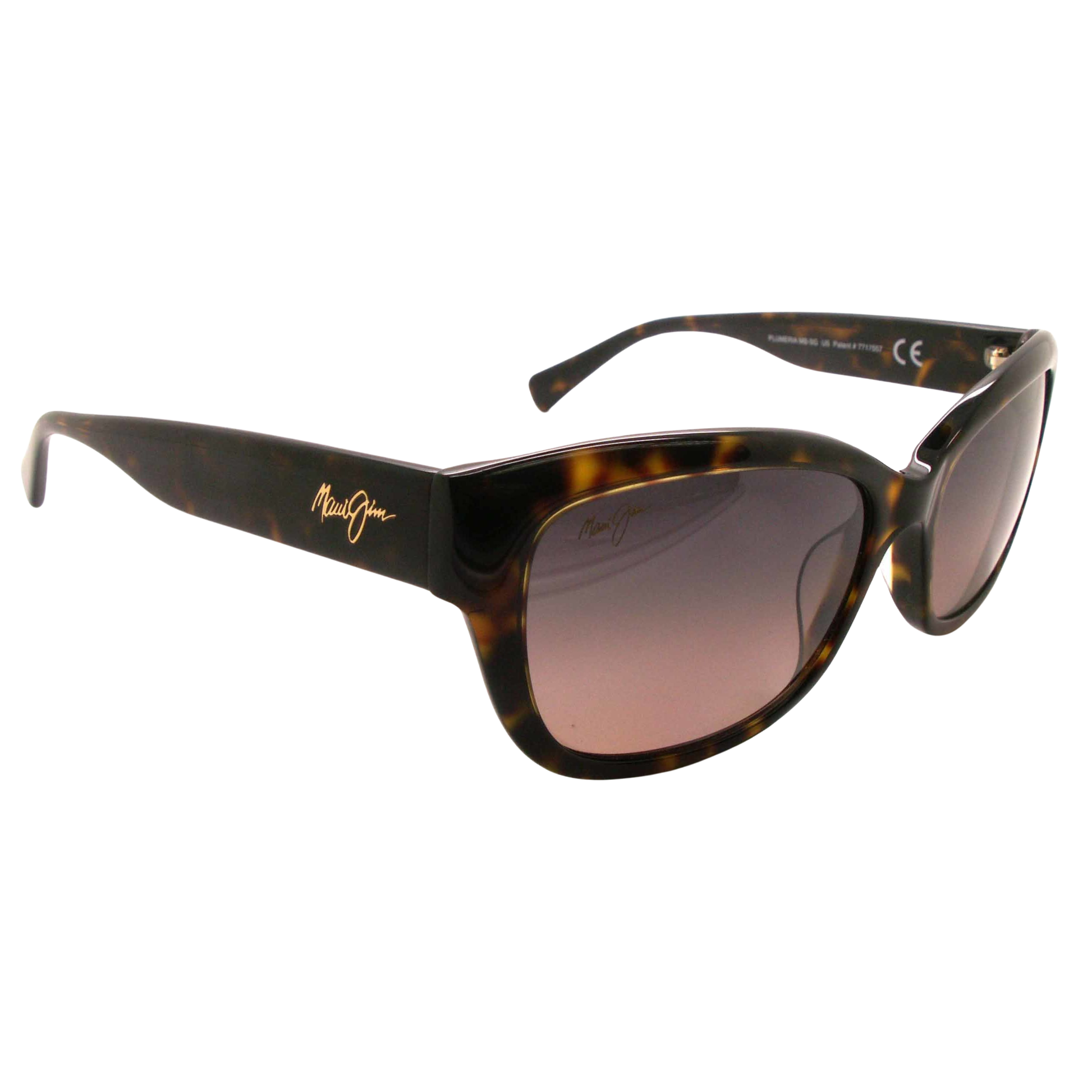 Maui Jim MJ768S PLUMERIA women's cat-eye sunglasses with lightweight premium frame and elegant contemporary styling.