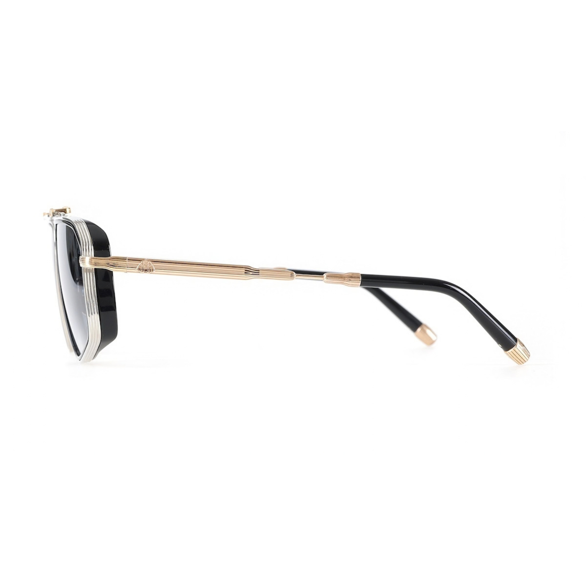 Maybach GUA01 Guardian I mens titanium aviator sunglasses side temple profile