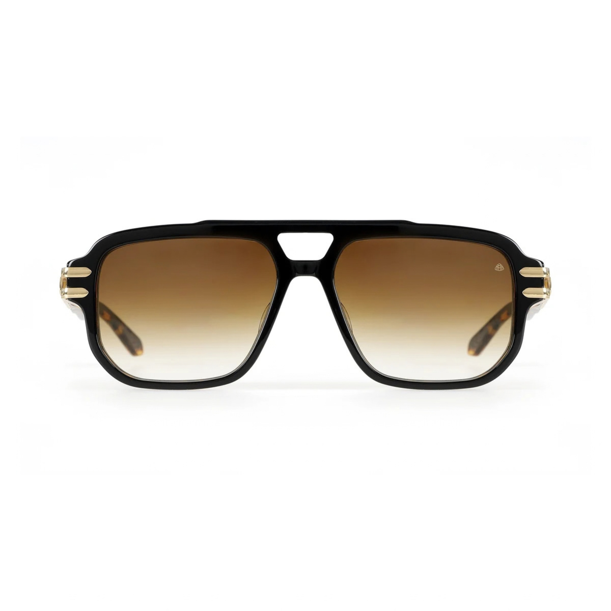 Maybach MGAVZ33 men's acetate aviator sunglasses frame construction detail