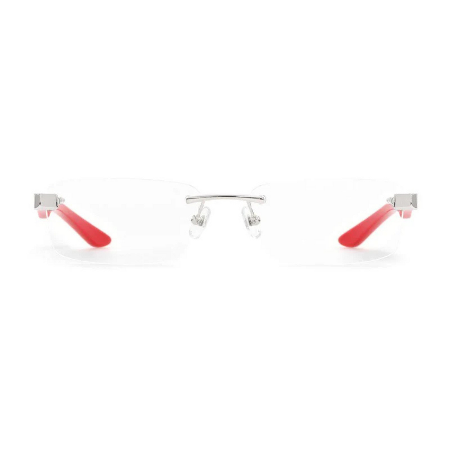 Maybach THE ARTIST III unisex rimless rectangle optical frame handcrafted with premium luxury materials.