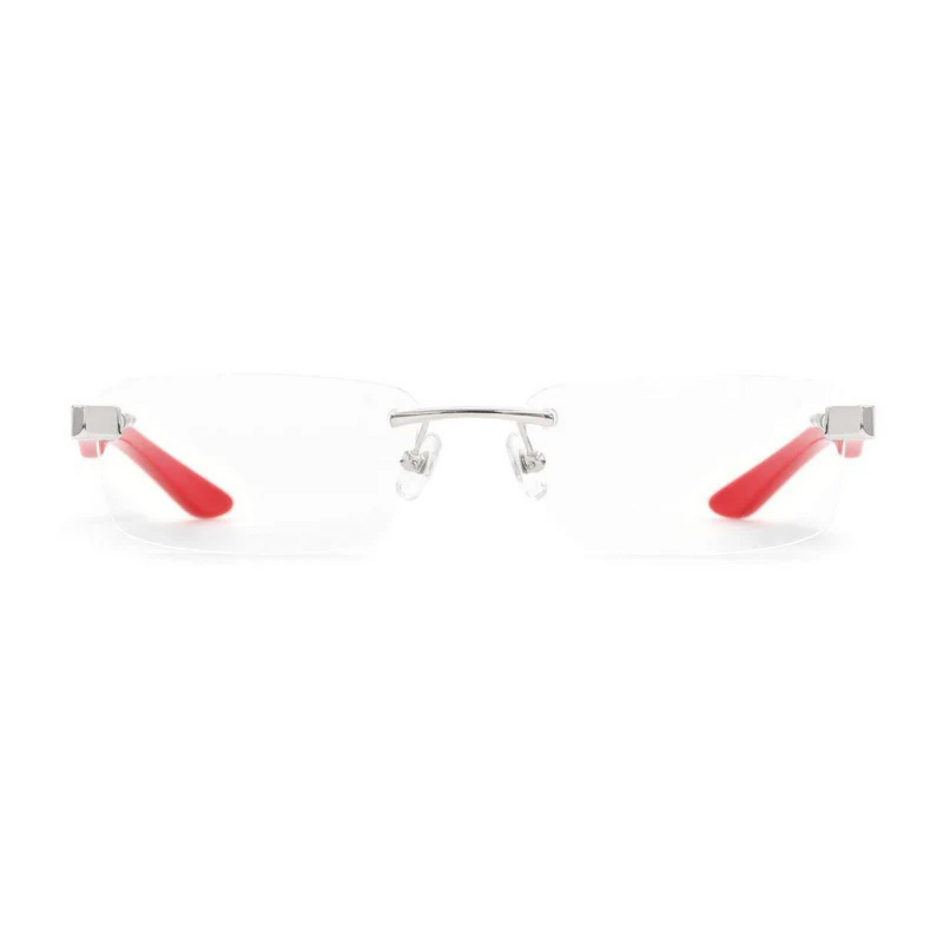 Maybach THE ARTIST III unisex rimless rectangle optical frame handcrafted with premium luxury materials.