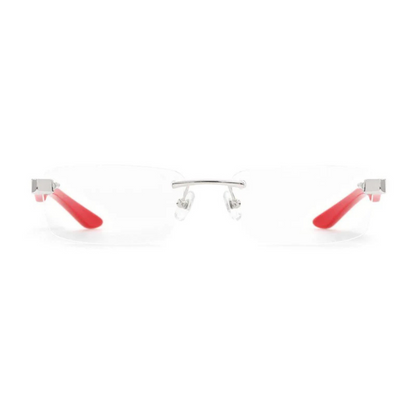 Maybach THE ARTIST III unisex rimless rectangle optical frame handcrafted with premium luxury materials.