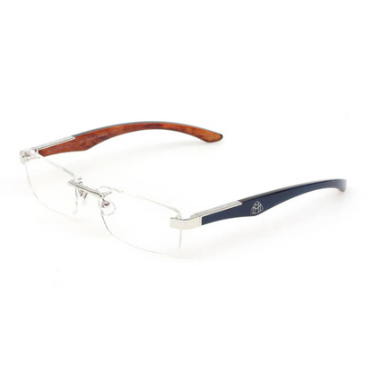 Maybach THE ARTIST III unisex rimless rectangle optical frame handcrafted with premium luxury materials.