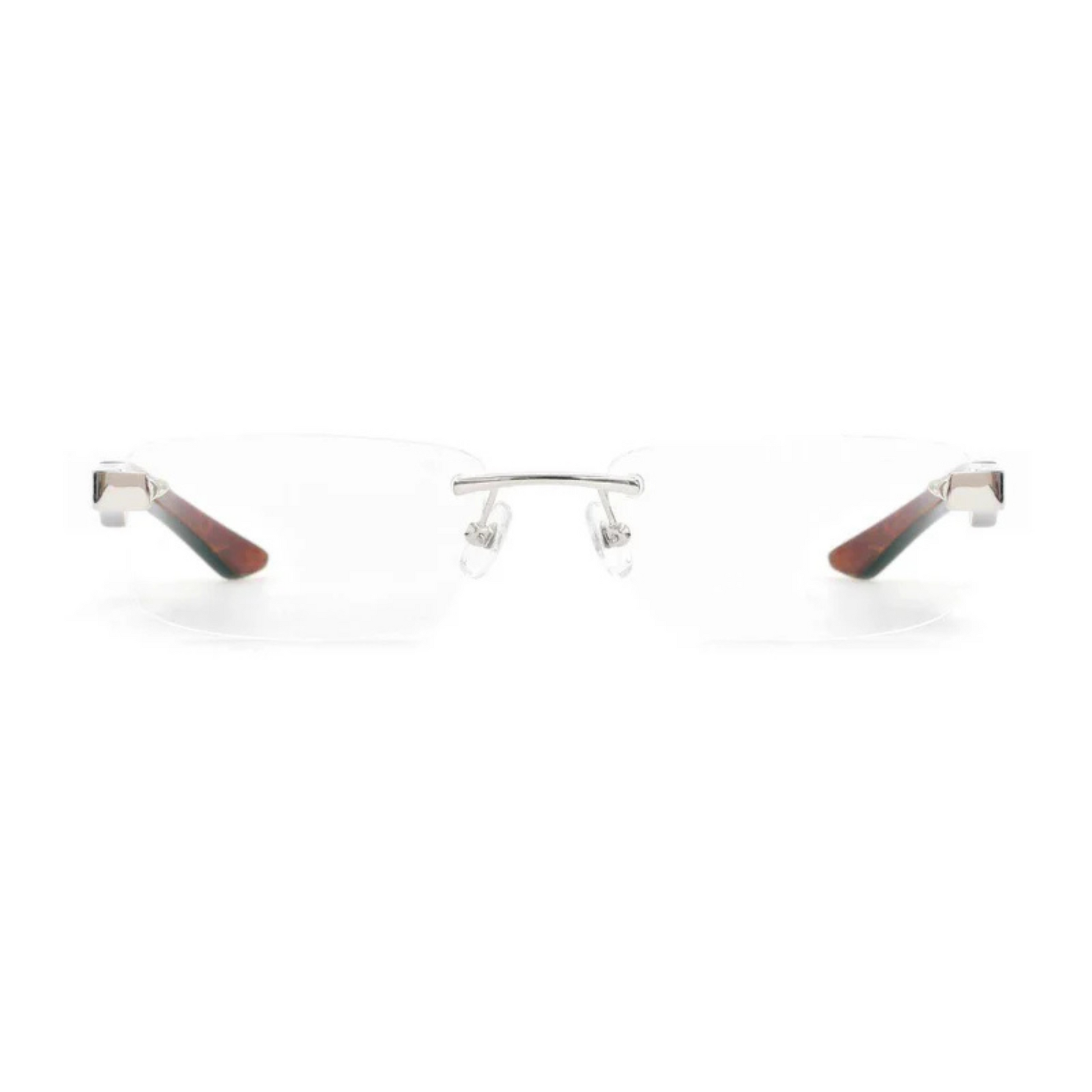 Maybach THE ARTIST III unisex rimless rectangle optical frame handcrafted with premium luxury materials.