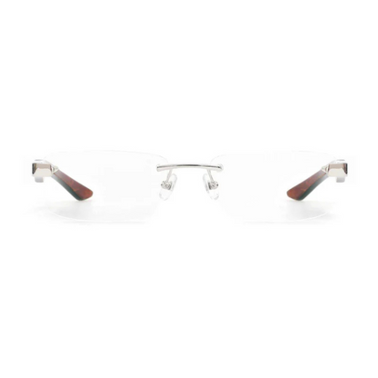 Maybach THE ARTIST III unisex rimless rectangle optical frame handcrafted with premium luxury materials.