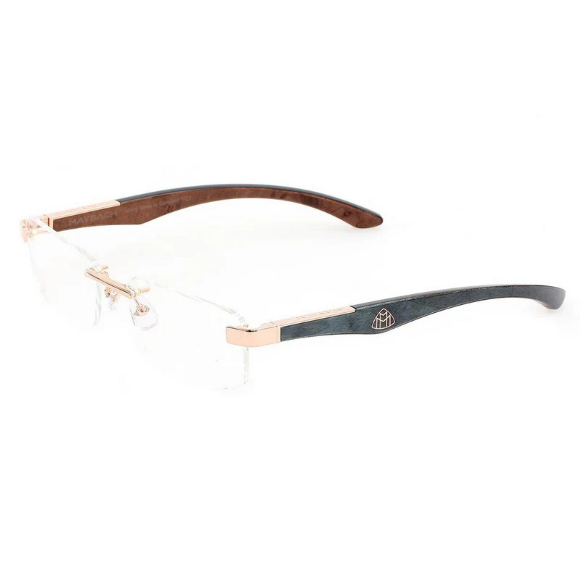 Maybach THE ARTIST III unisex rimless rectangle optical frame handcrafted with premium luxury materials.