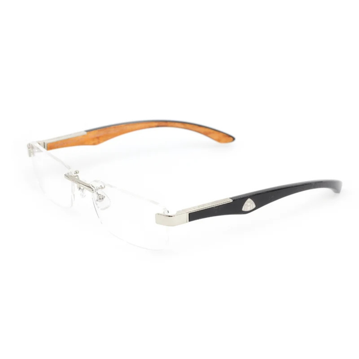 Maybach THE ARTIST III unisex rimless rectangle optical frame handcrafted with premium luxury materials.