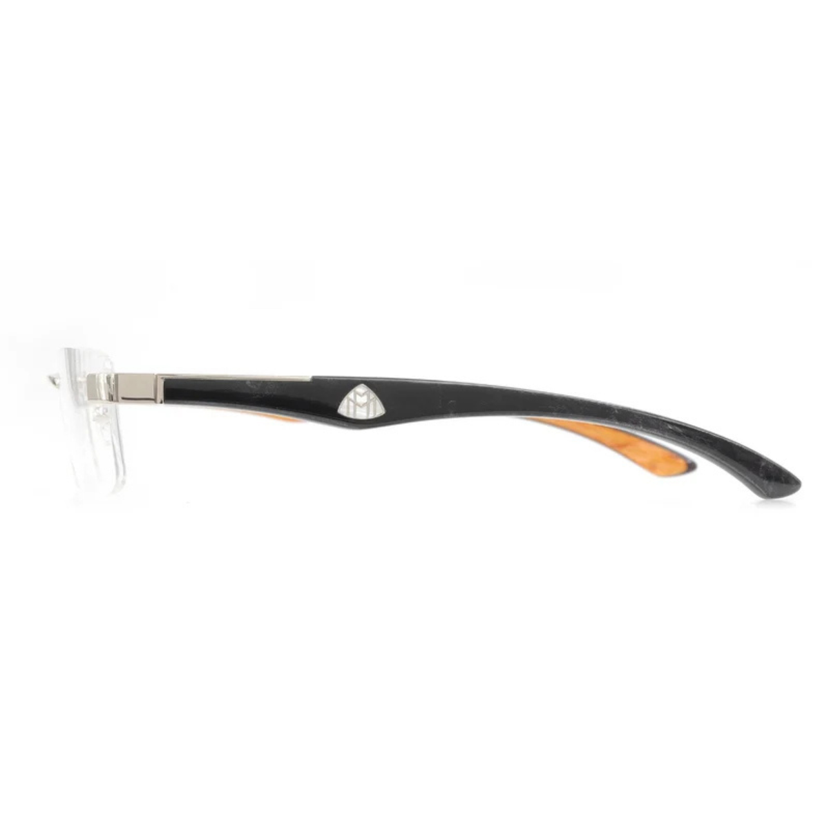 Maybach THE ARTIST III unisex rimless rectangle optical frame handcrafted with premium luxury materials.
