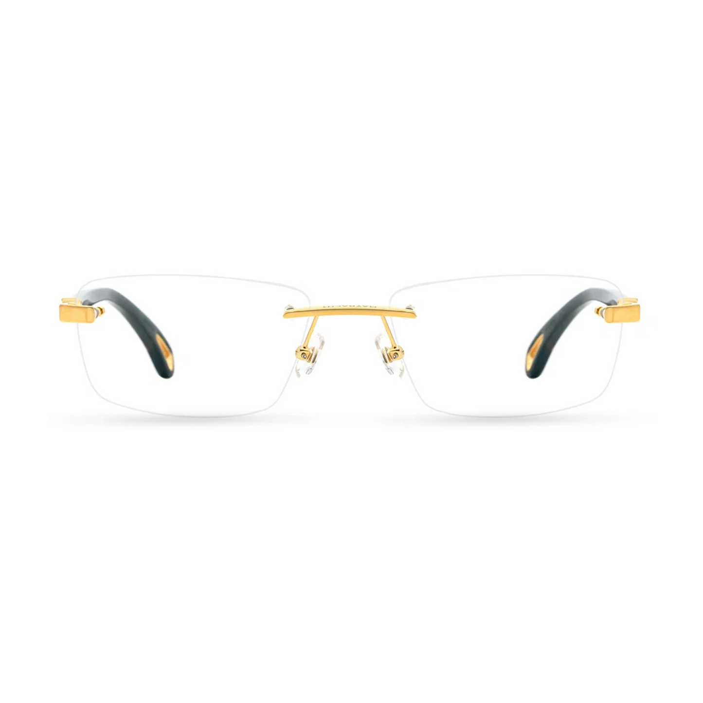 Maybach THE ARTIST IX unisex rimless optical frame crafted in premium titanium with luxury German craftsmanship.