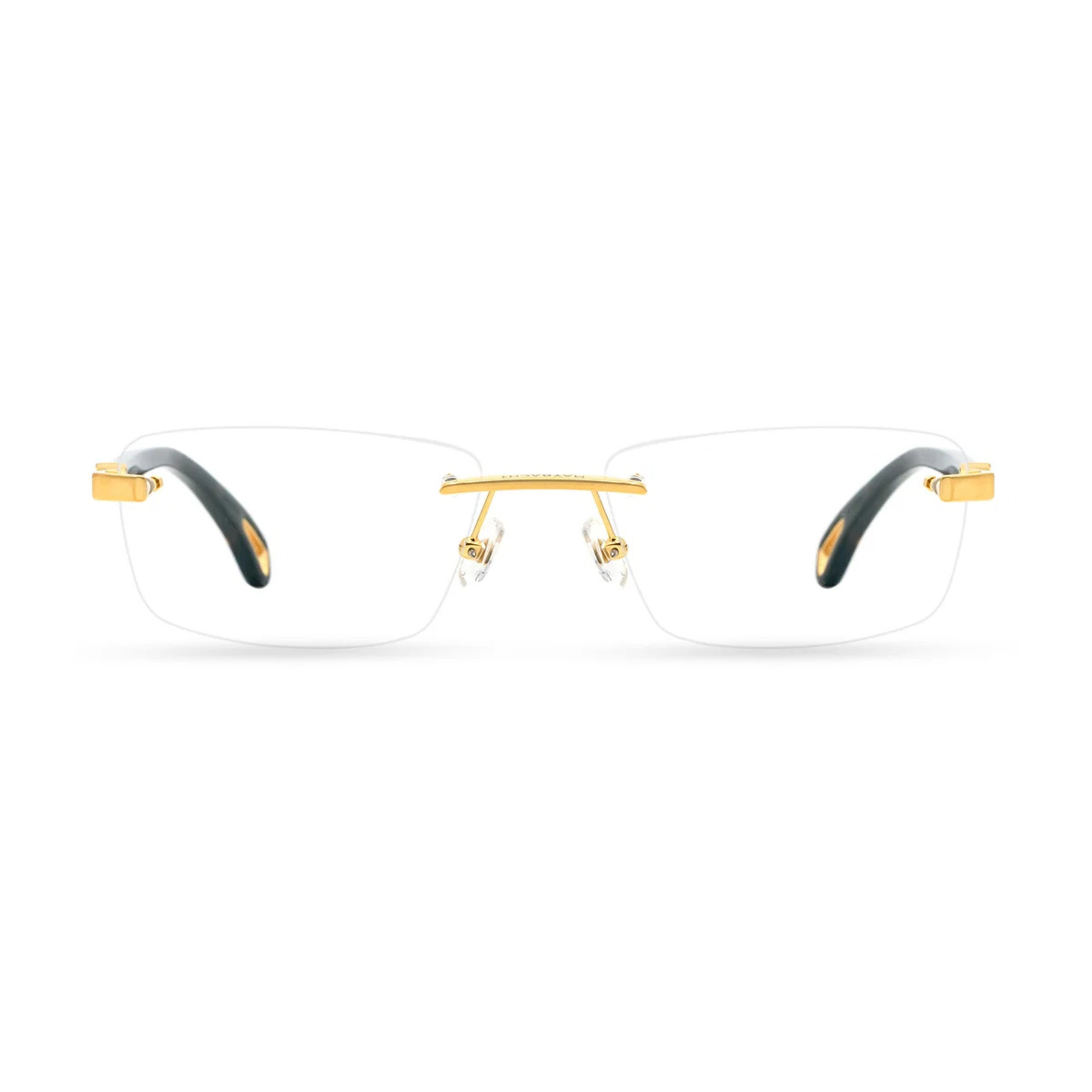 Maybach THE ARTIST IX unisex rimless optical frame crafted in premium titanium with luxury German craftsmanship.