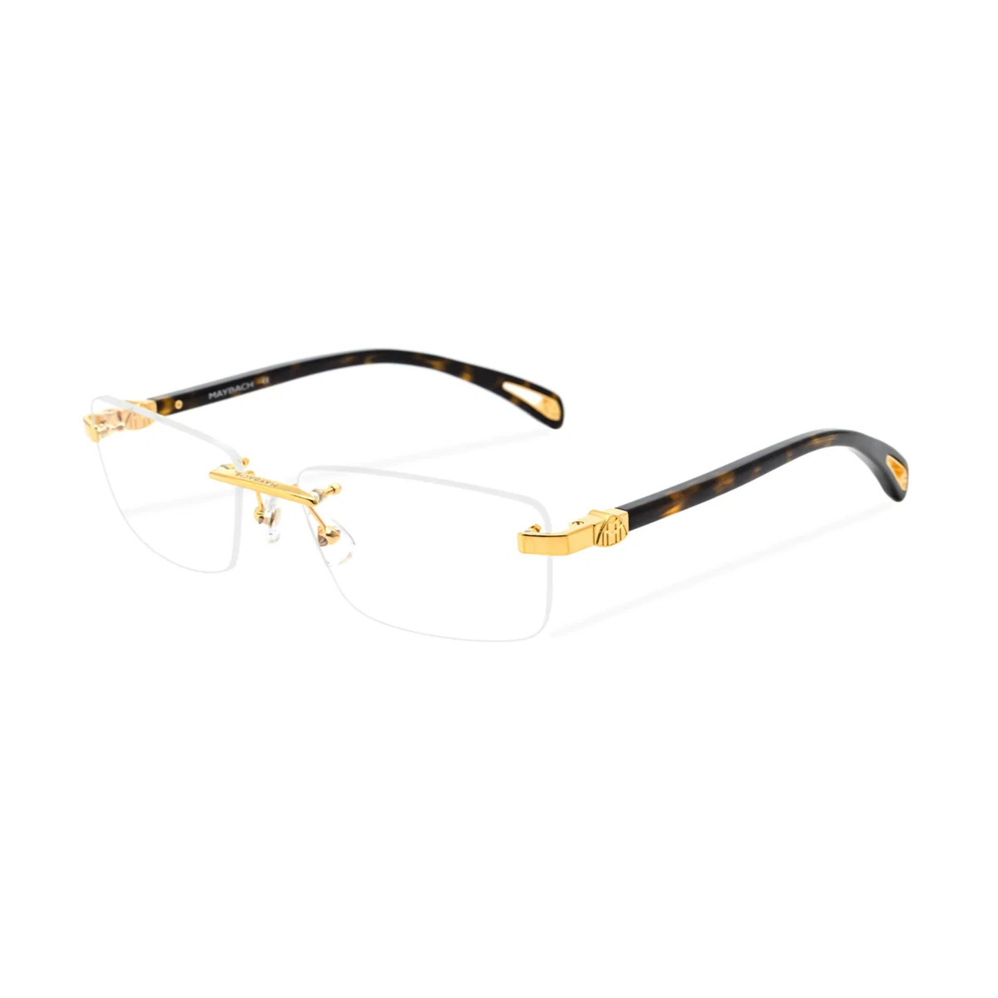 Maybach THE ARTIST IX unisex rimless optical frame crafted in premium titanium with luxury German craftsmanship.