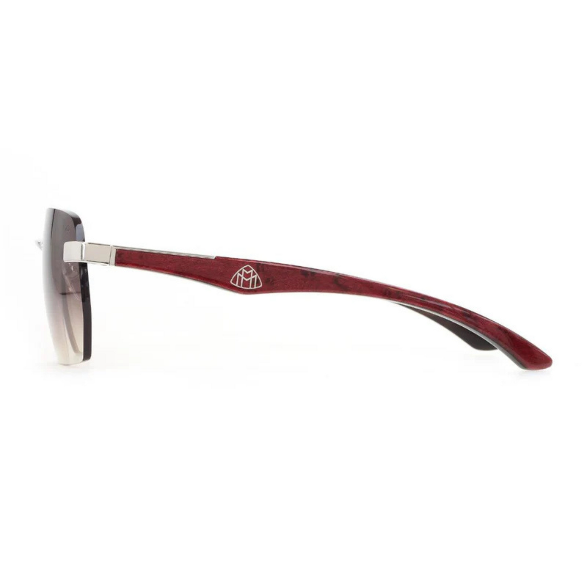 Maybach THE ARTIST SUN I luxury unisex rectangle sunglasses with premium handcrafted frame, Side View.