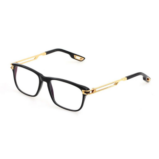 Maybach THE EXPERT II G AB Z26 rimless rectangle unisex luxury optical frame Angle View 