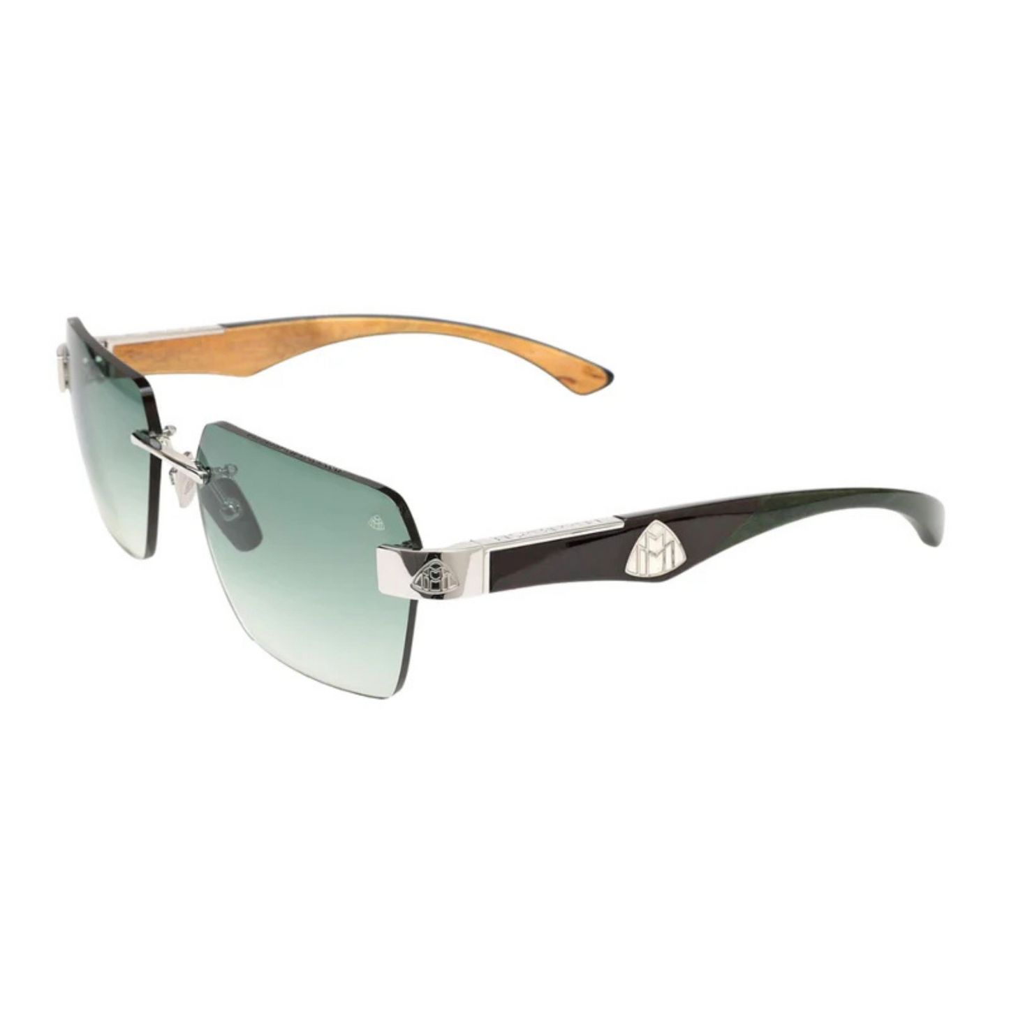 GreenBrownPA/WFA/M13 Maybach THE MAGIC SUN I luxury unisex rectangle sunglasses with premium designer frame