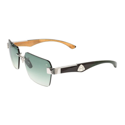 GreenBrownPA/WFA/M13 Maybach THE MAGIC SUN I luxury unisex rectangle sunglasses with premium designer frame