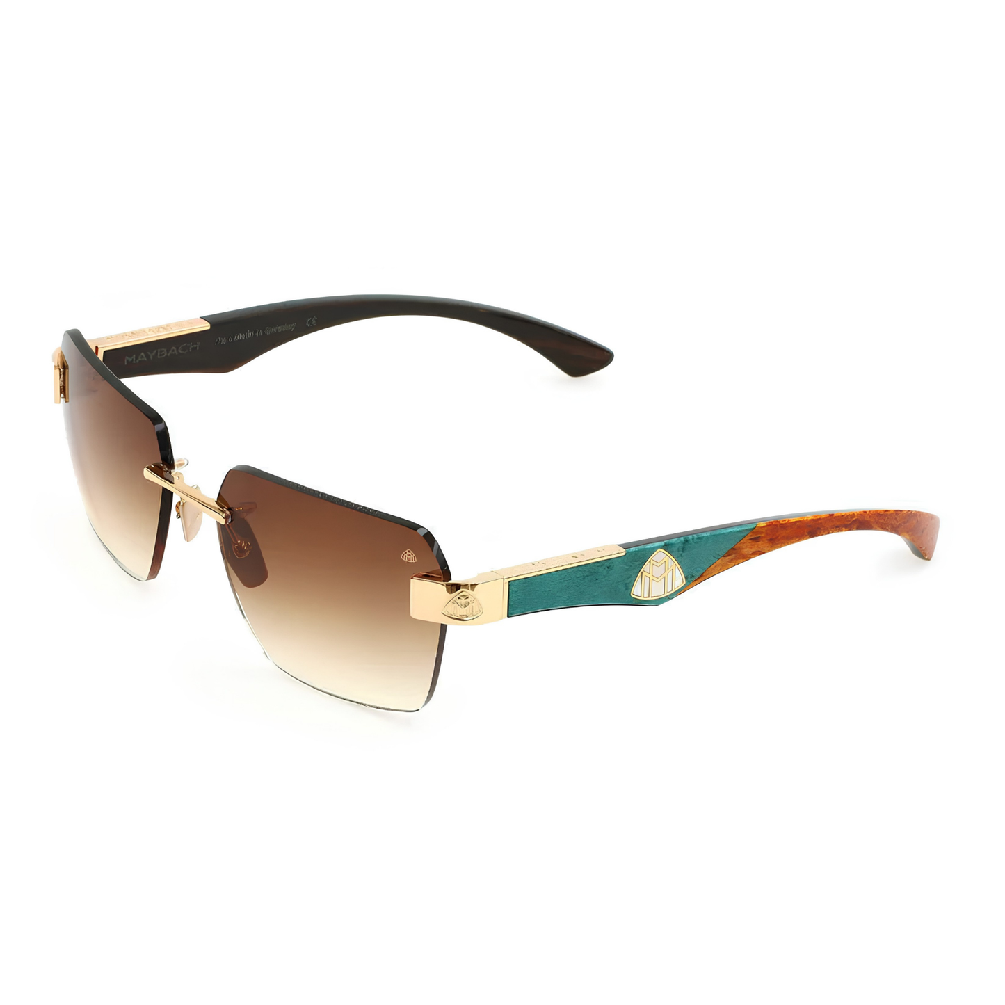 BlueBrownPA WDE M09 Maybach THE MAGIC SUN I luxury unisex rectangle sunglasses with premium designer frame