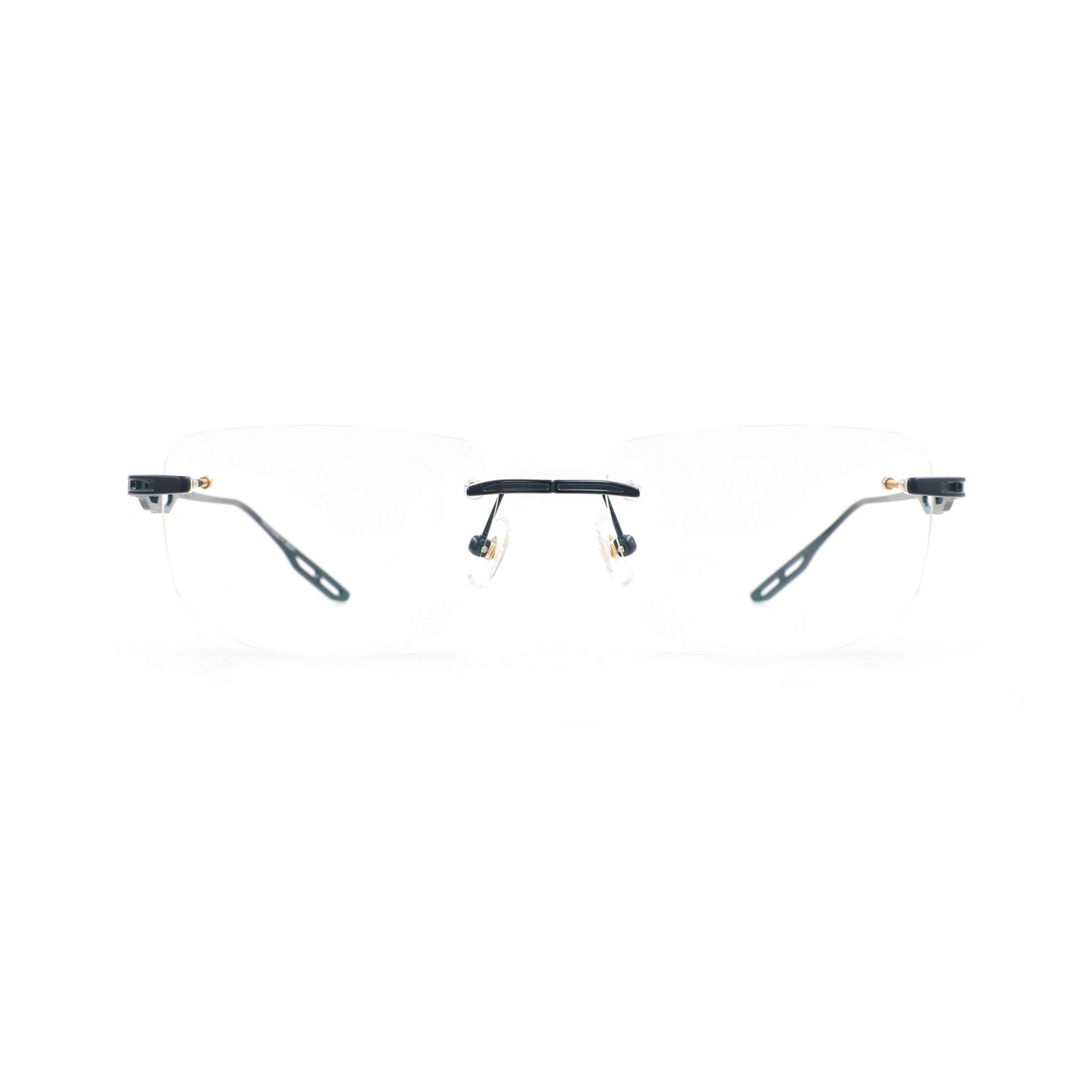 Maybach THE ULTIMATE I MG Z25 57 rimless rectangle unisex luxury optical frame Front  View 