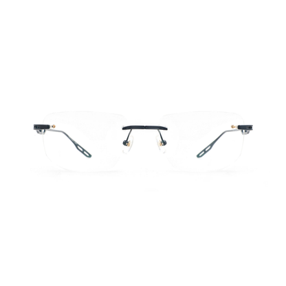Maybach THE ULTIMATE I MG Z25 57 rimless rectangle unisex luxury optical frame Front  View 