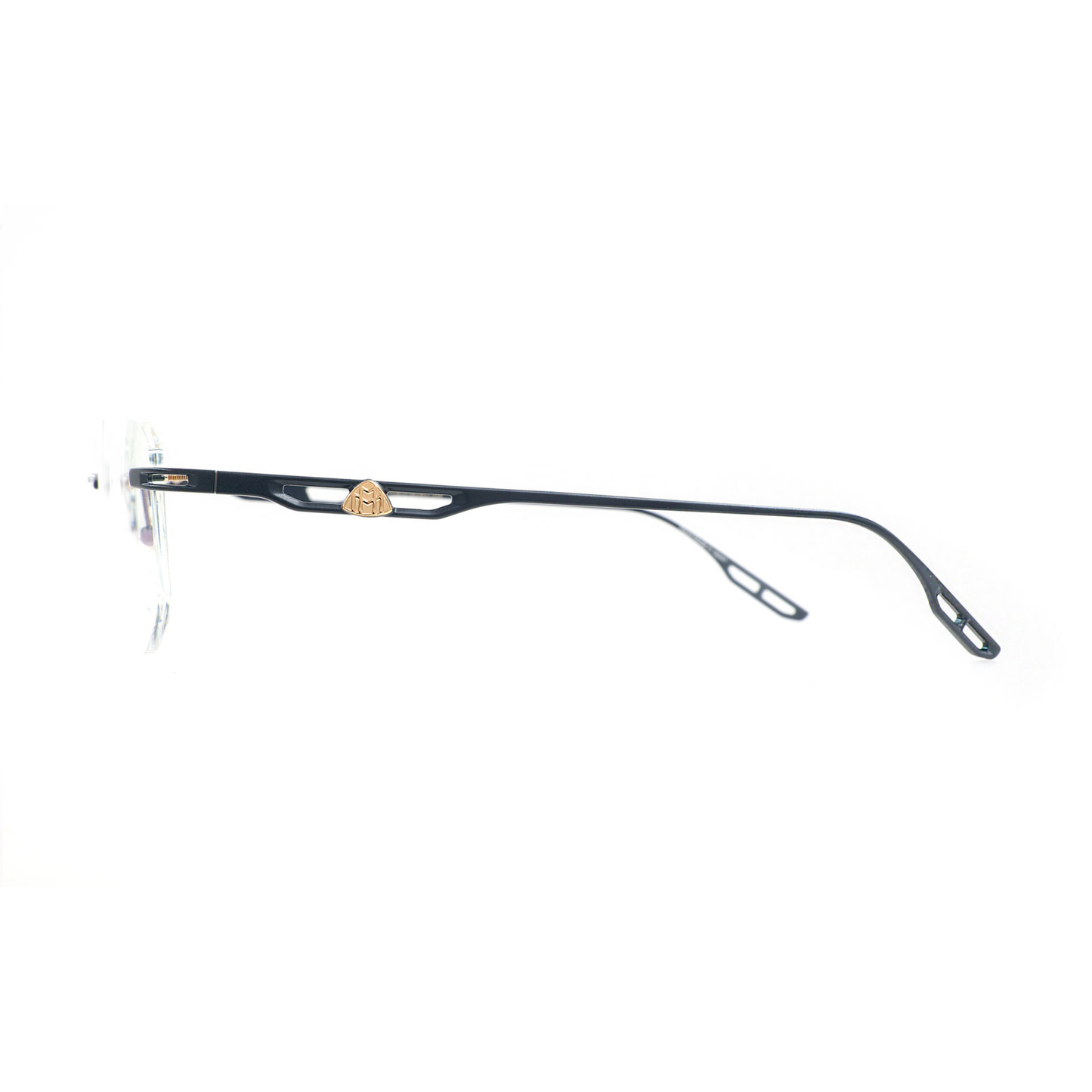 Maybach THE ULTIMATE I MG Z25 57 rimless rectangle unisex luxury optical frame Side View 