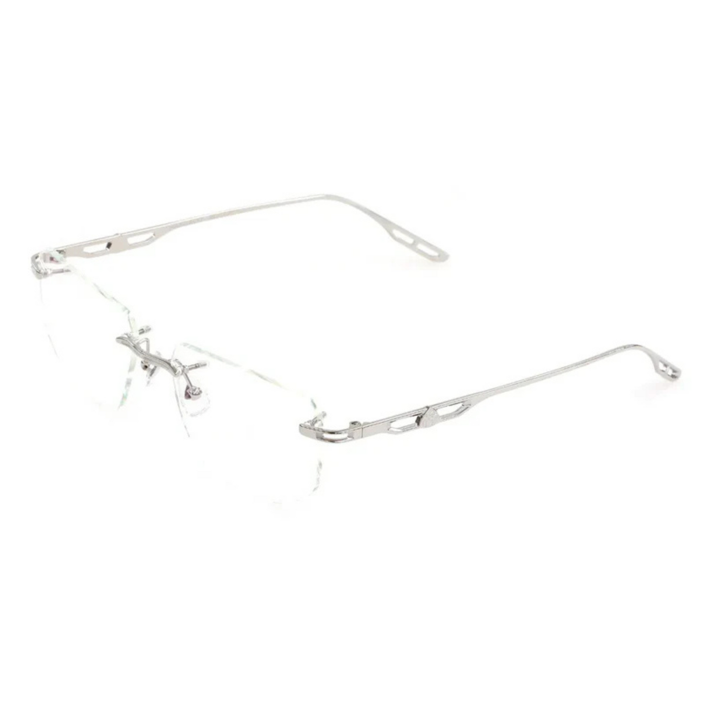Maybach THE ULTIMATE I MG Z25 57 rimless rectangle unisex luxury optical frame Angle View 