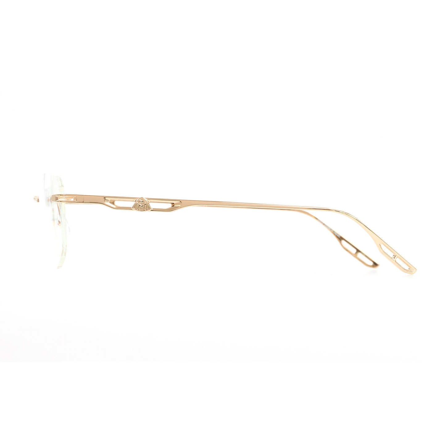 Maybach THE ULTIMATE I MG Z25 57 rimless rectangle unisex luxury optical frame Side View 