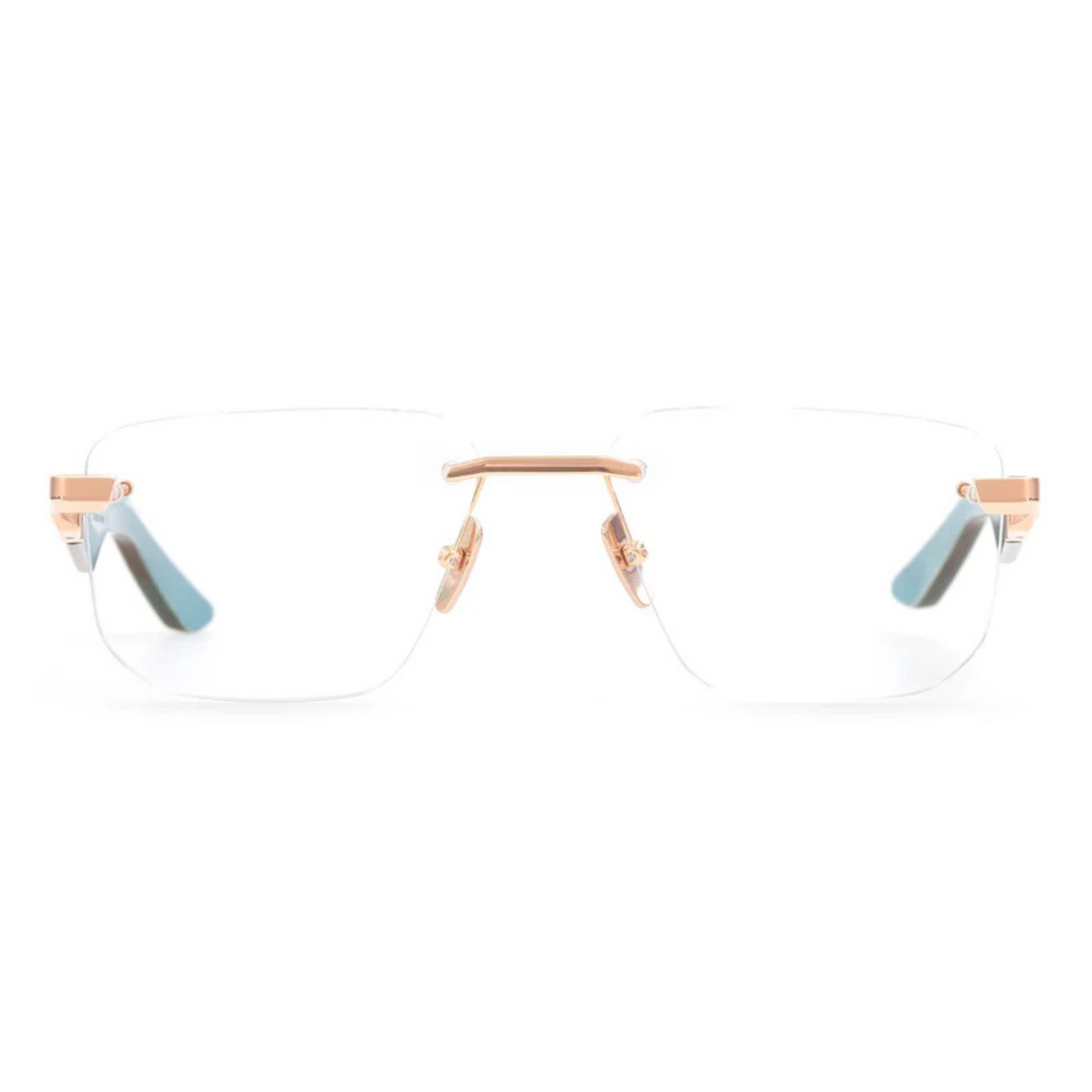 Maybach THE VISIONIST I RG WER Z65 rimless square unisex luxury optical frame Front View 