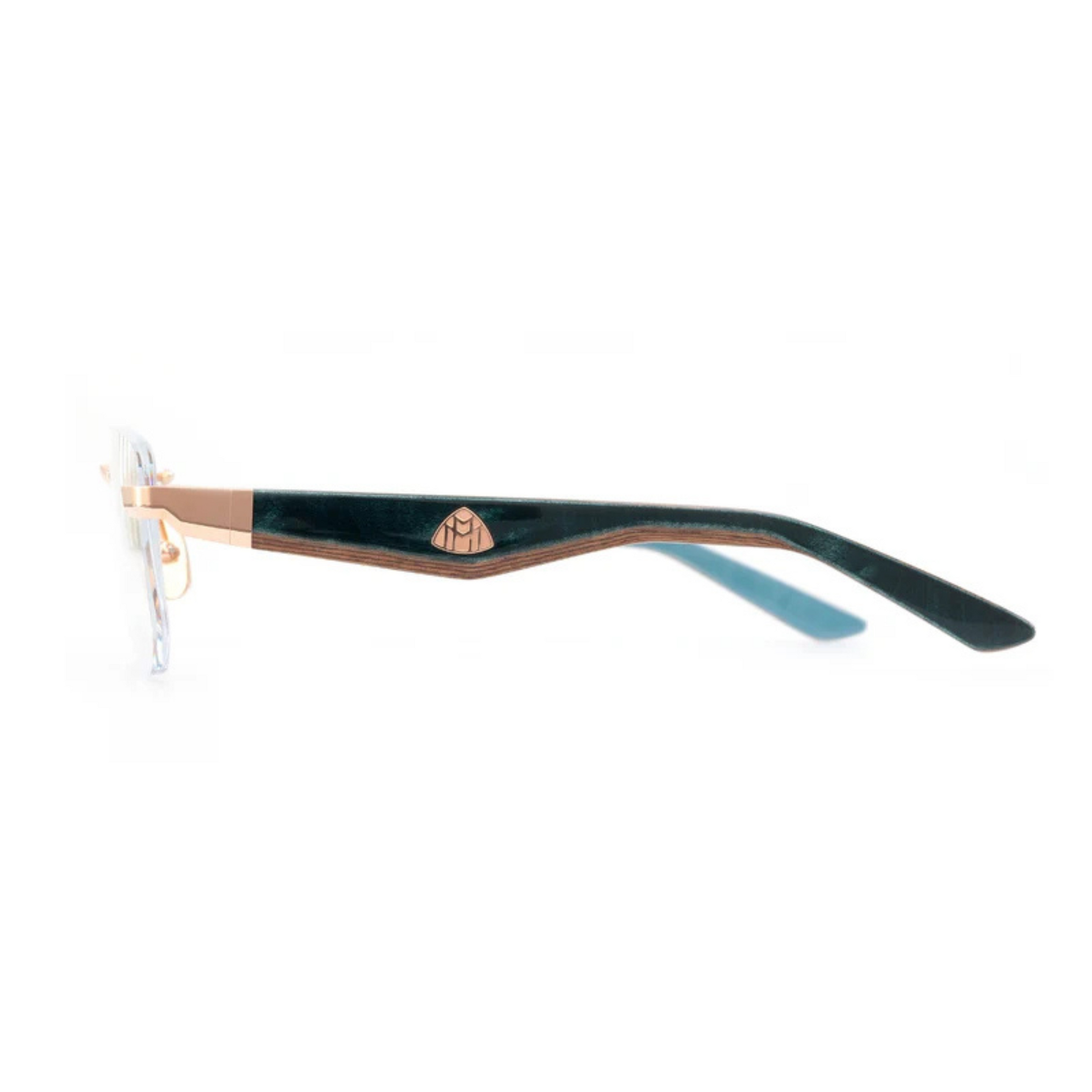 Maybach THE VISIONIST I RG WER Z65 rimless square unisex luxury optical frame Side View 