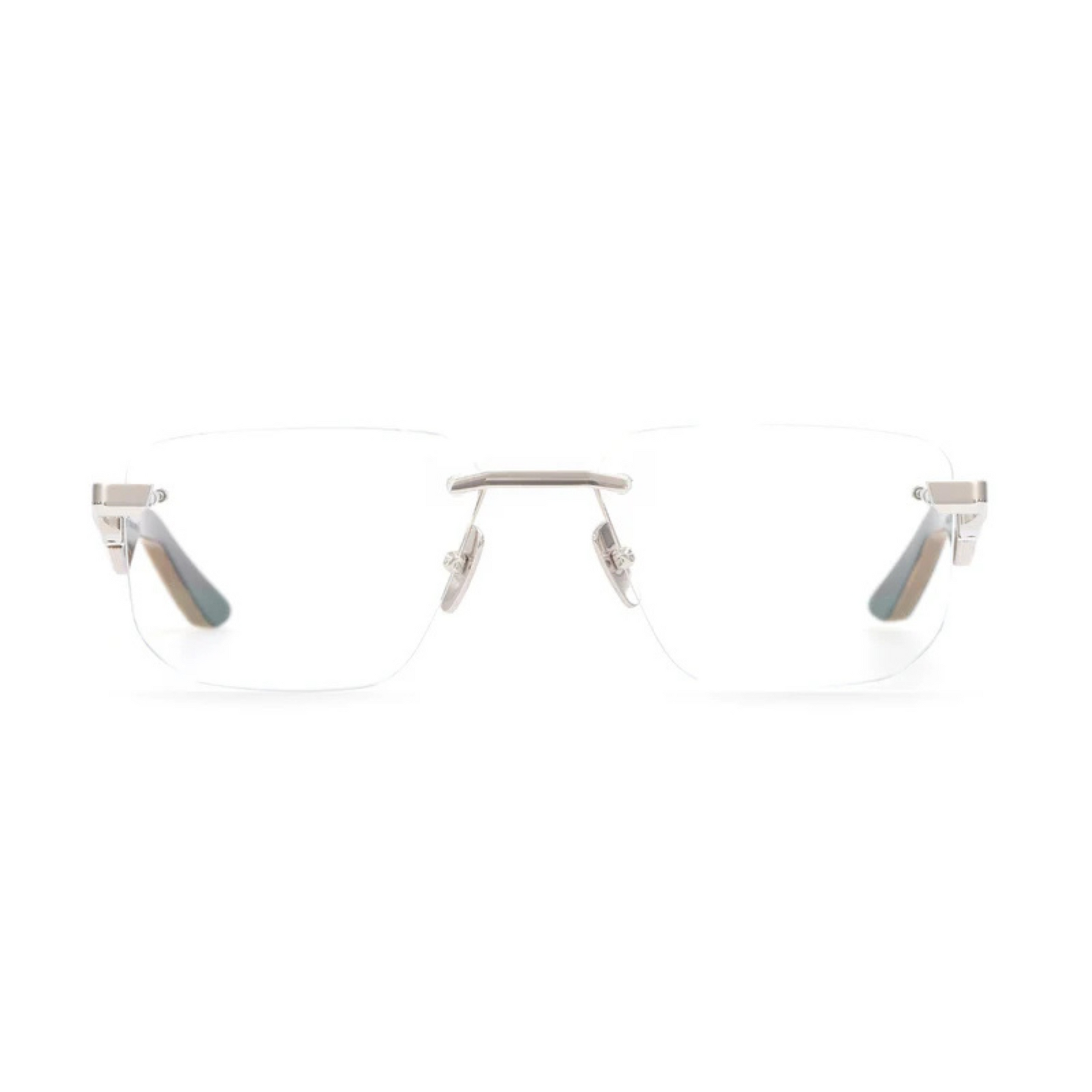 Maybach THE VISIONIST I RG WER Z65 rimless square unisex luxury optical frame Front View 