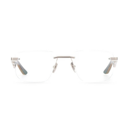 Maybach THE VISIONIST I RG WER Z65 rimless square unisex luxury optical frame Front View 