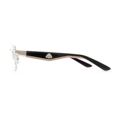 Maybach THE VISIONIST I RG WER Z65 rimless square unisex luxury optical frame Side View 