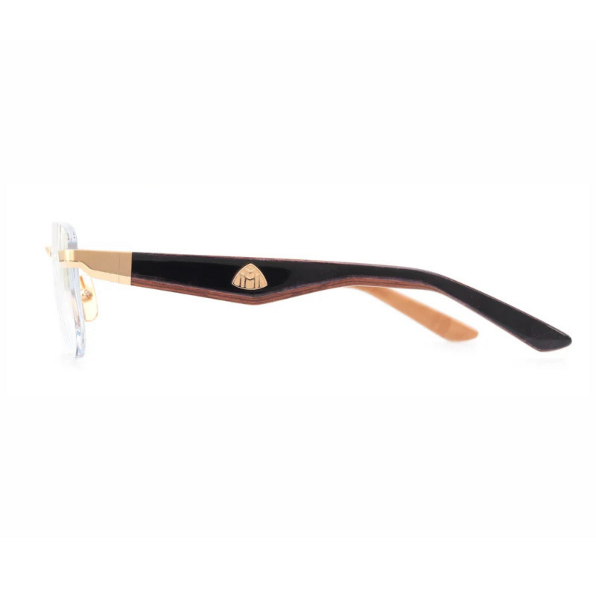 Maybach THE VISIONIST I RG WER Z65 rimless square unisex luxury optical frame Side View 