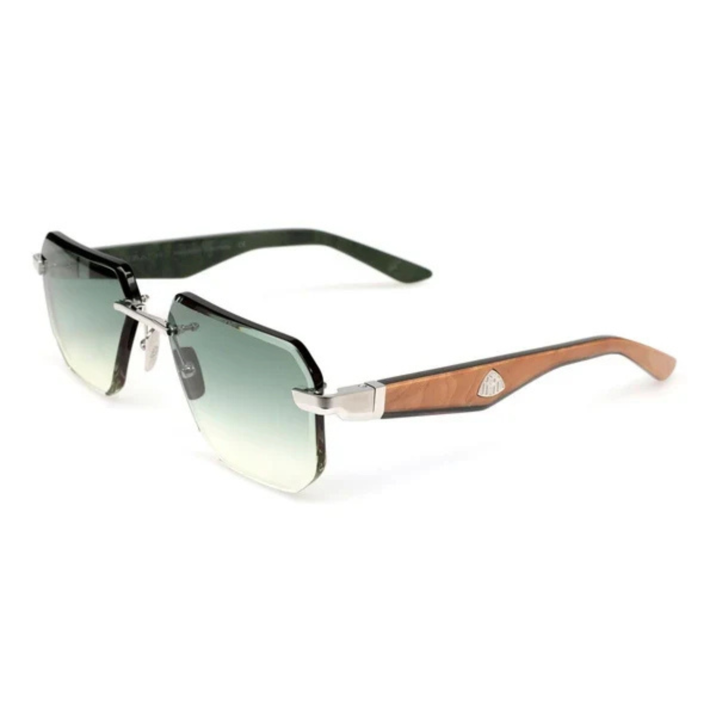 Maybach THE VISIONIST SUN I PA WEB M13 luxury rectangle unisex sunglasses Angle View 